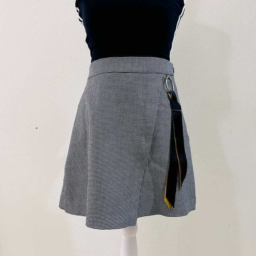 Vero Moda Gingham Wrap Skirt